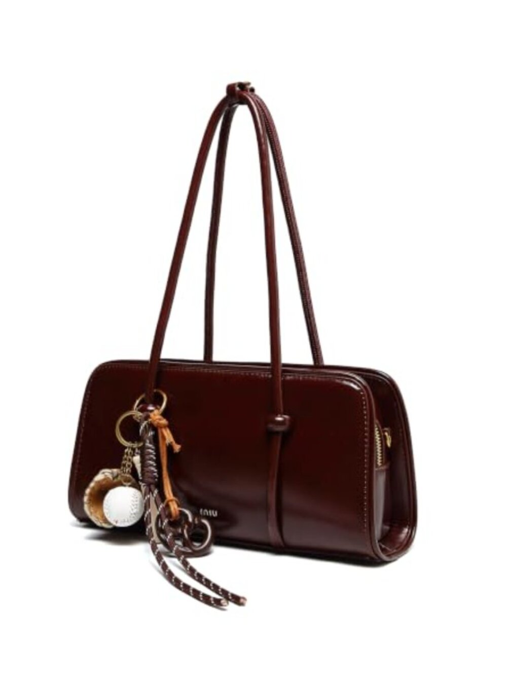 Pu Leather Satchel Handbag Crossbody Shoulder Bag Multi Pocket